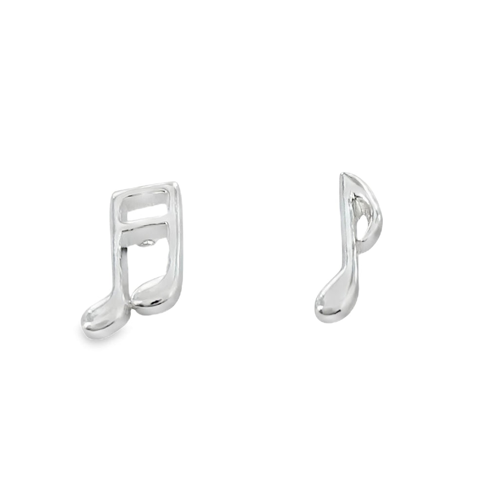 Music Note Stud Earrings - Reeves & Reeves
