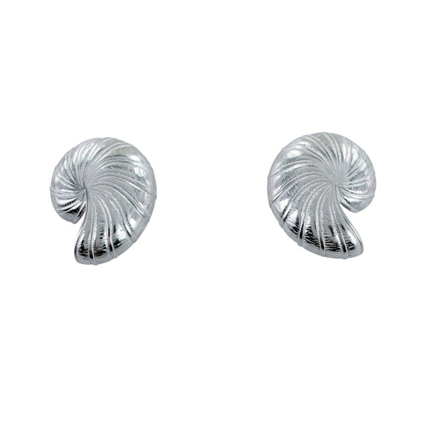 Nautilus Shell Stud Earrings - Reeves & Reeves
