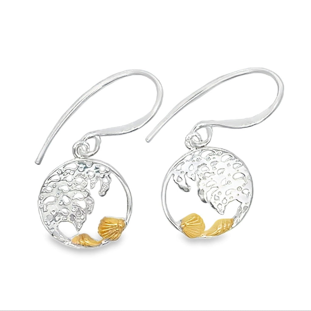 Ocean Wave Drop Earrings - Reeves & Reeves