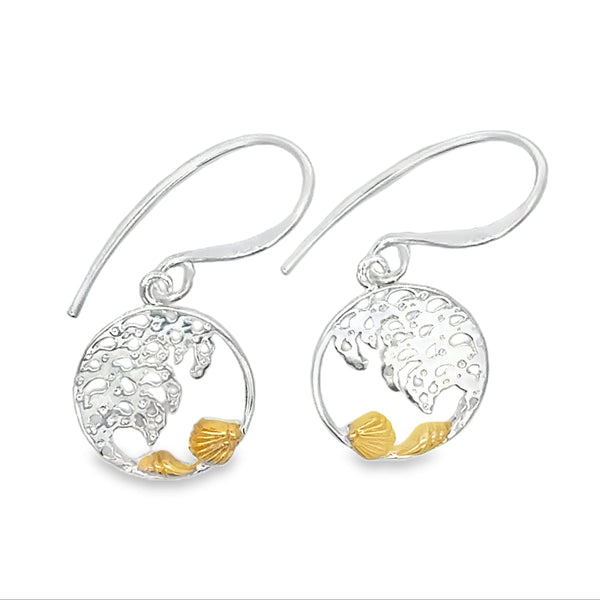 Ocean Wave Drop Earrings - Reeves & Reeves