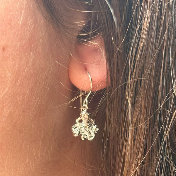 Octopus Drop Earrings - Reeves & Reeves