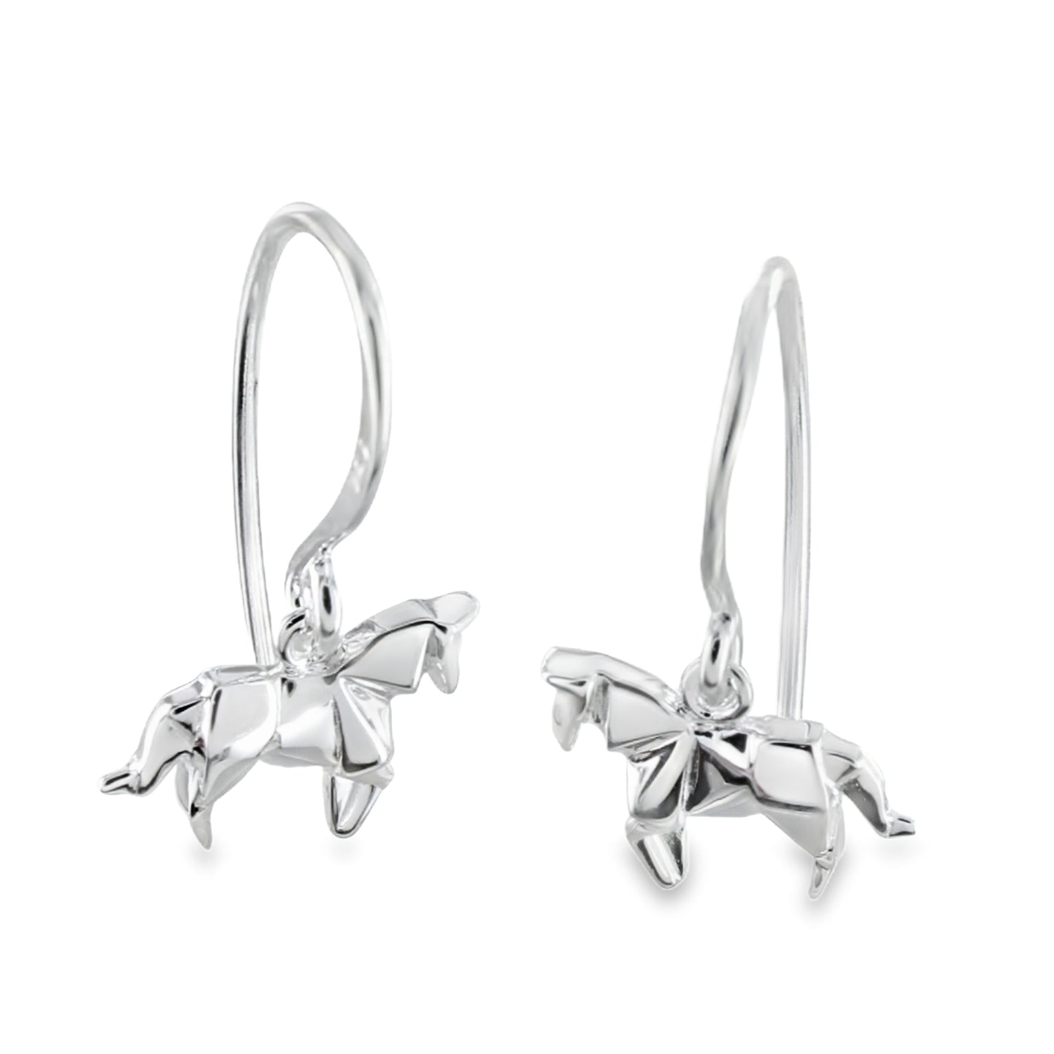 Origami Horse Drop Earrings - Reeves & Reeves