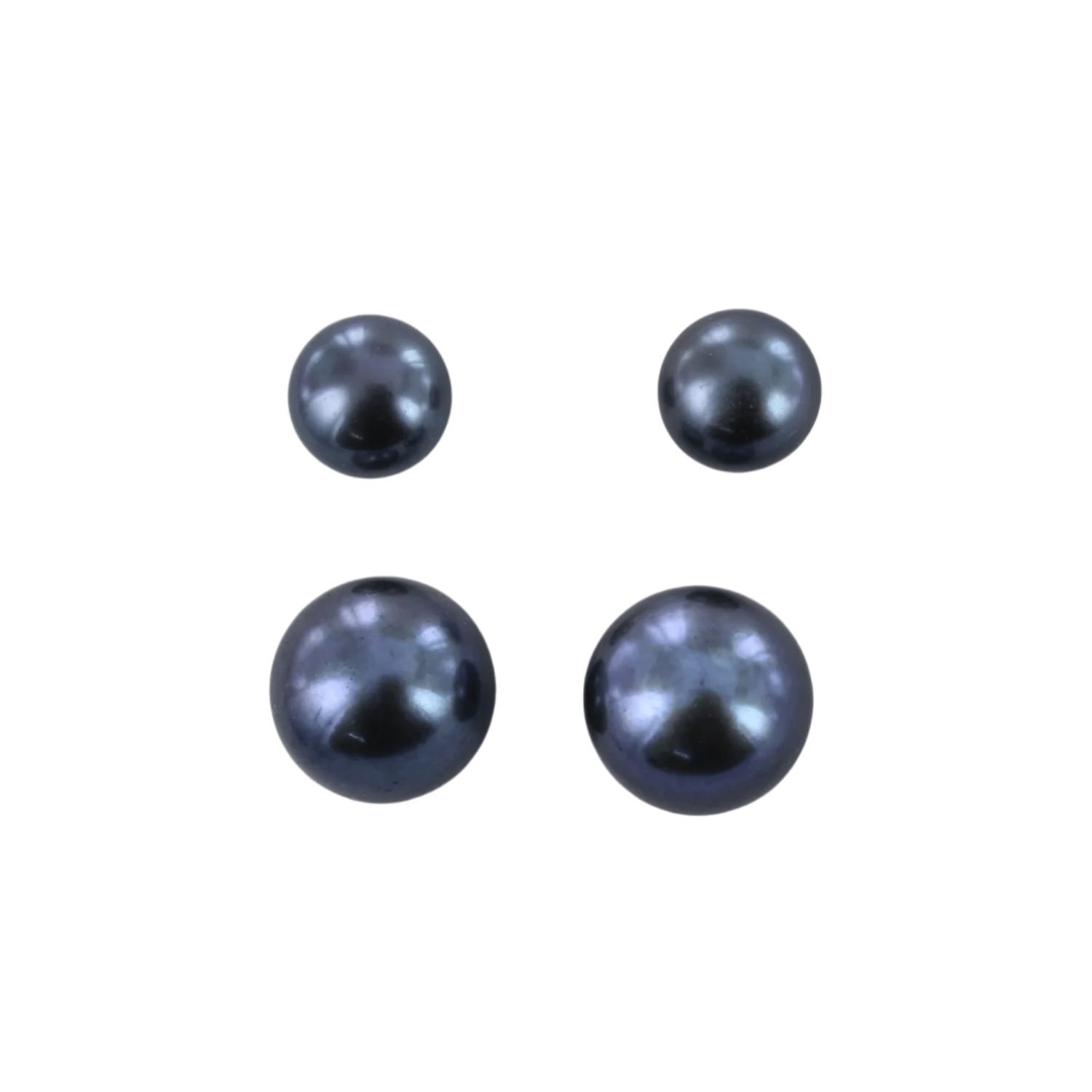 Peacock Pearl Stud Earrings - Reeves & Reeves