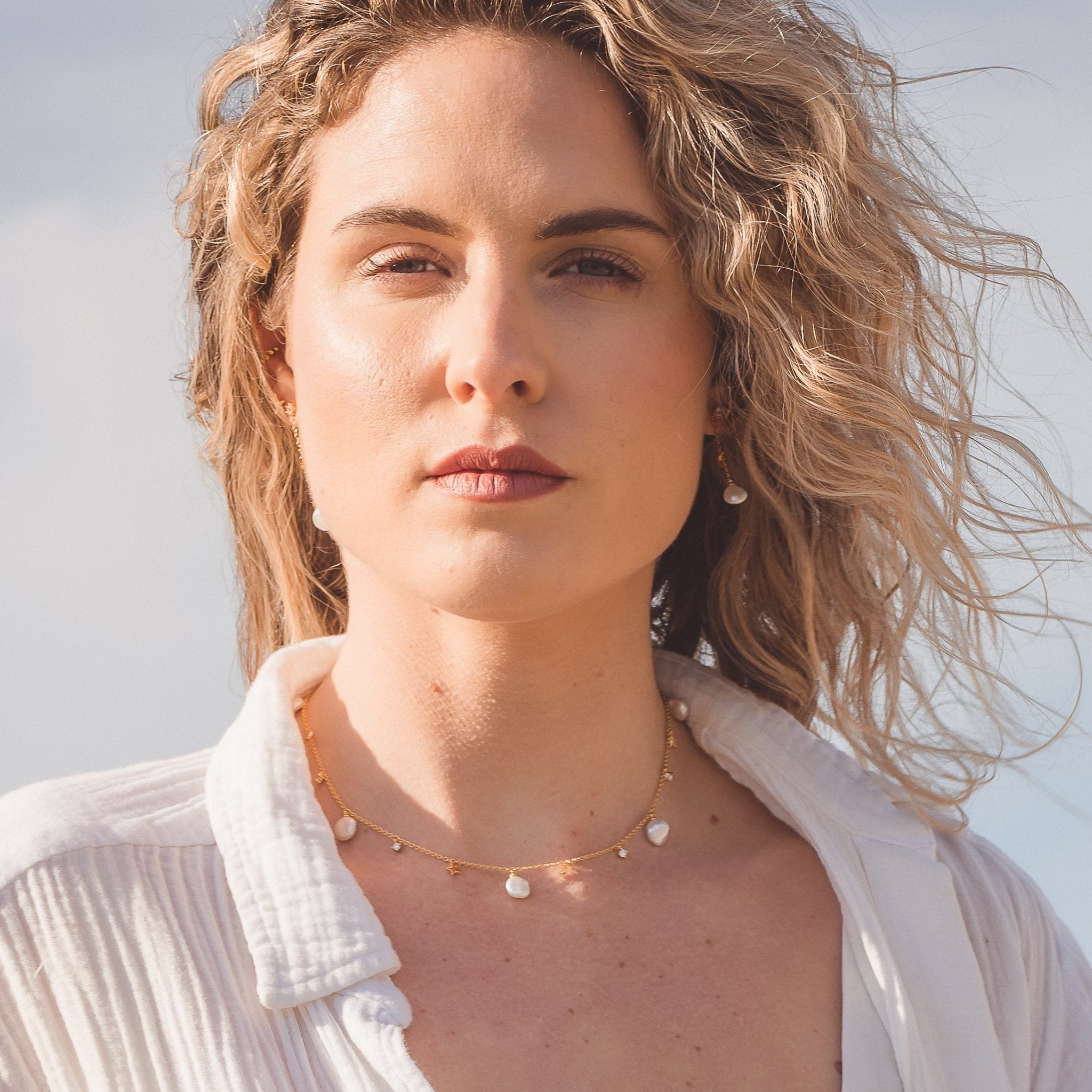 Pearl Celeste Necklace - Reeves & Reeves