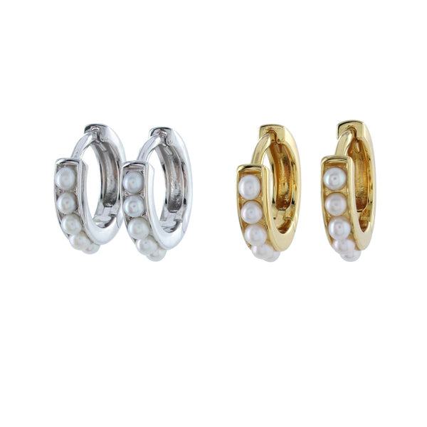 Pearl Huggie - Reeves & Reeves