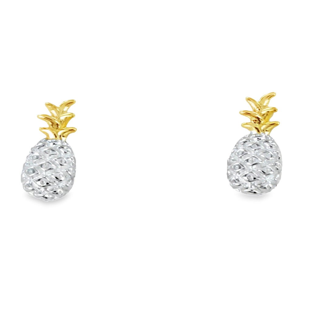 Pineapple Stud Earrings - Reeves & Reeves