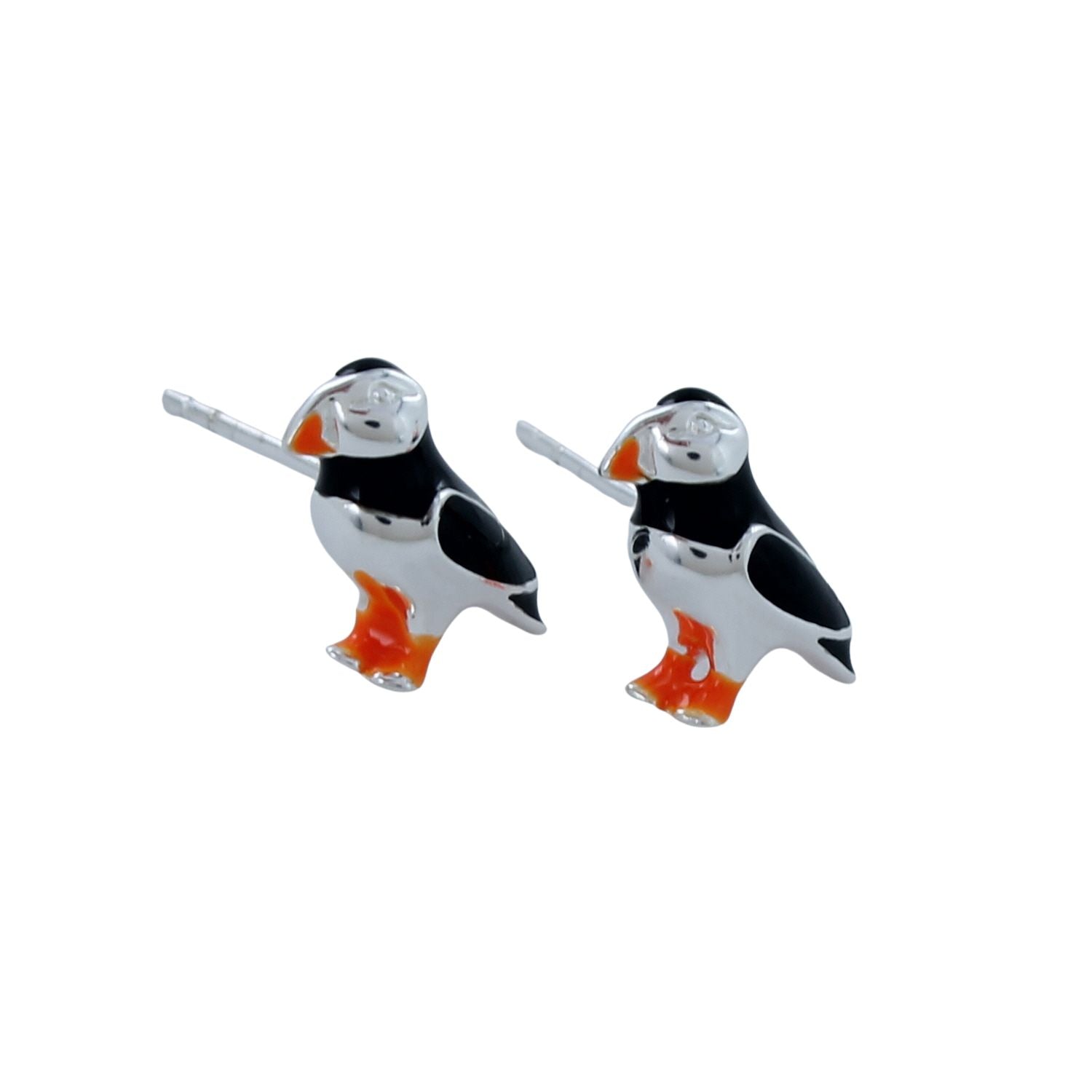 Puffin Stud Earrings - Reeves & Reeves