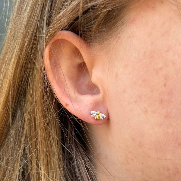 Queen Bee Stud Earrings - Reeves & Reeves