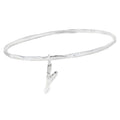 Queen of Hearts Sterling Silver Bangle - Reeves & Reeves