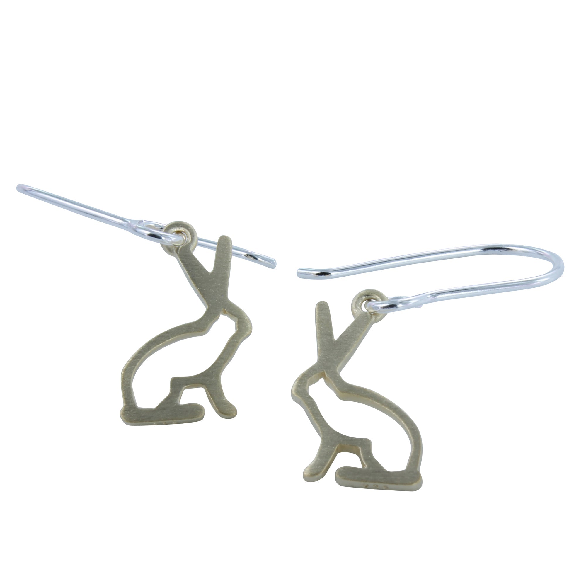 Rabbit Outline Earrings - Reeves & Reeves