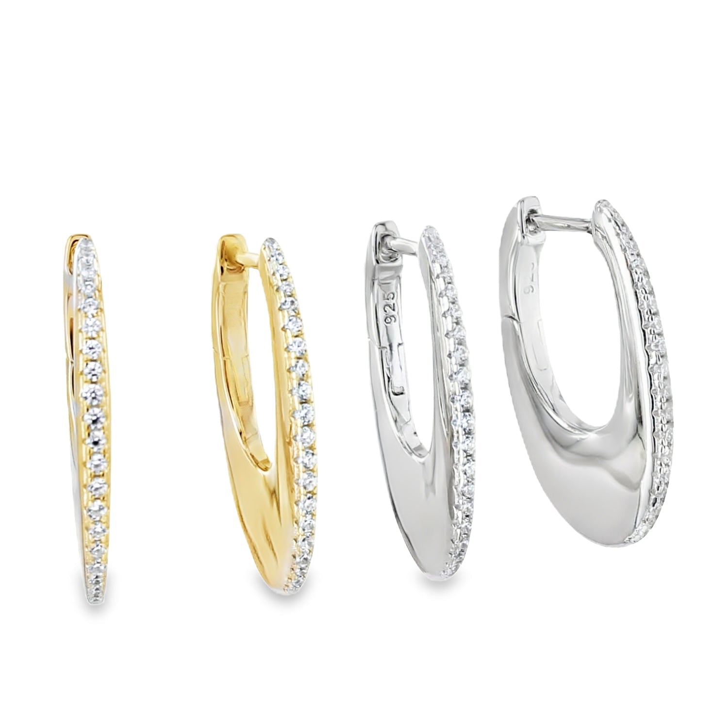Radiant Hoop Earrings - Reeves & Reeves