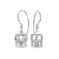 Regal Crown Drop Earrings - Reeves & Reeves