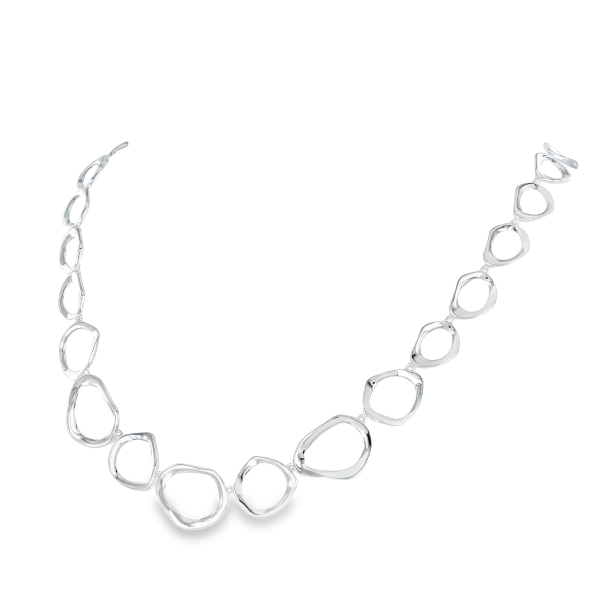 Ringlets Sterling Silver Necklace - Reeves & Reeves