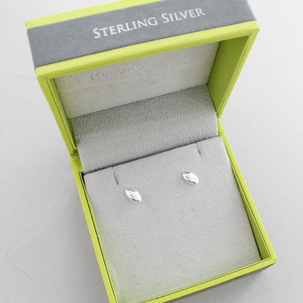 Rugby Ball Stud Earring - Reeves & Reeves