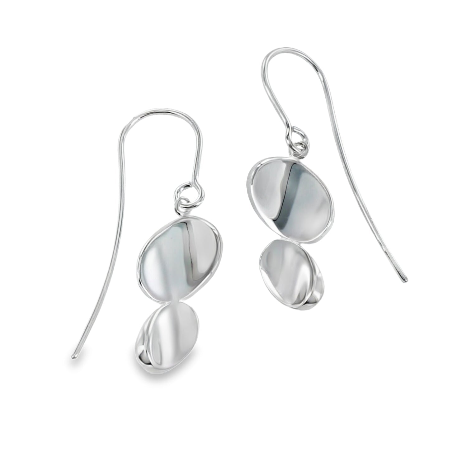 Shiny Nugget Earrings - Reeves & Reeves