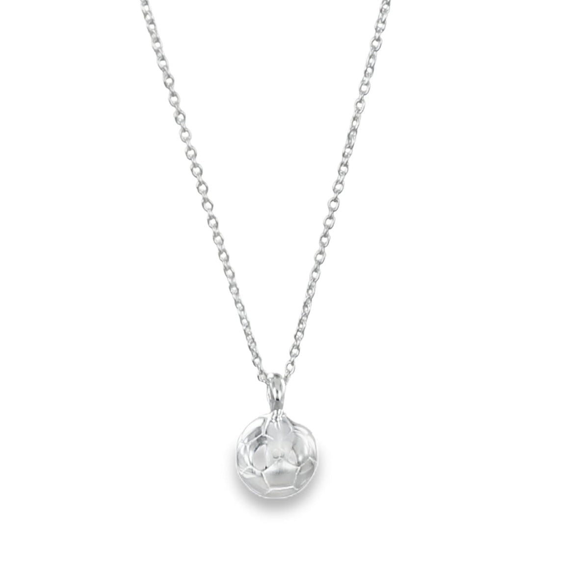 Silver Football Necklace - Reeves & Reeves