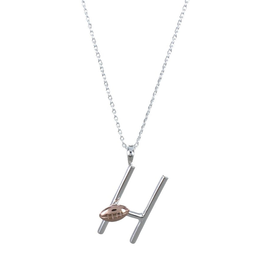 Silver Rugby Necklace - Reeves & Reeves
