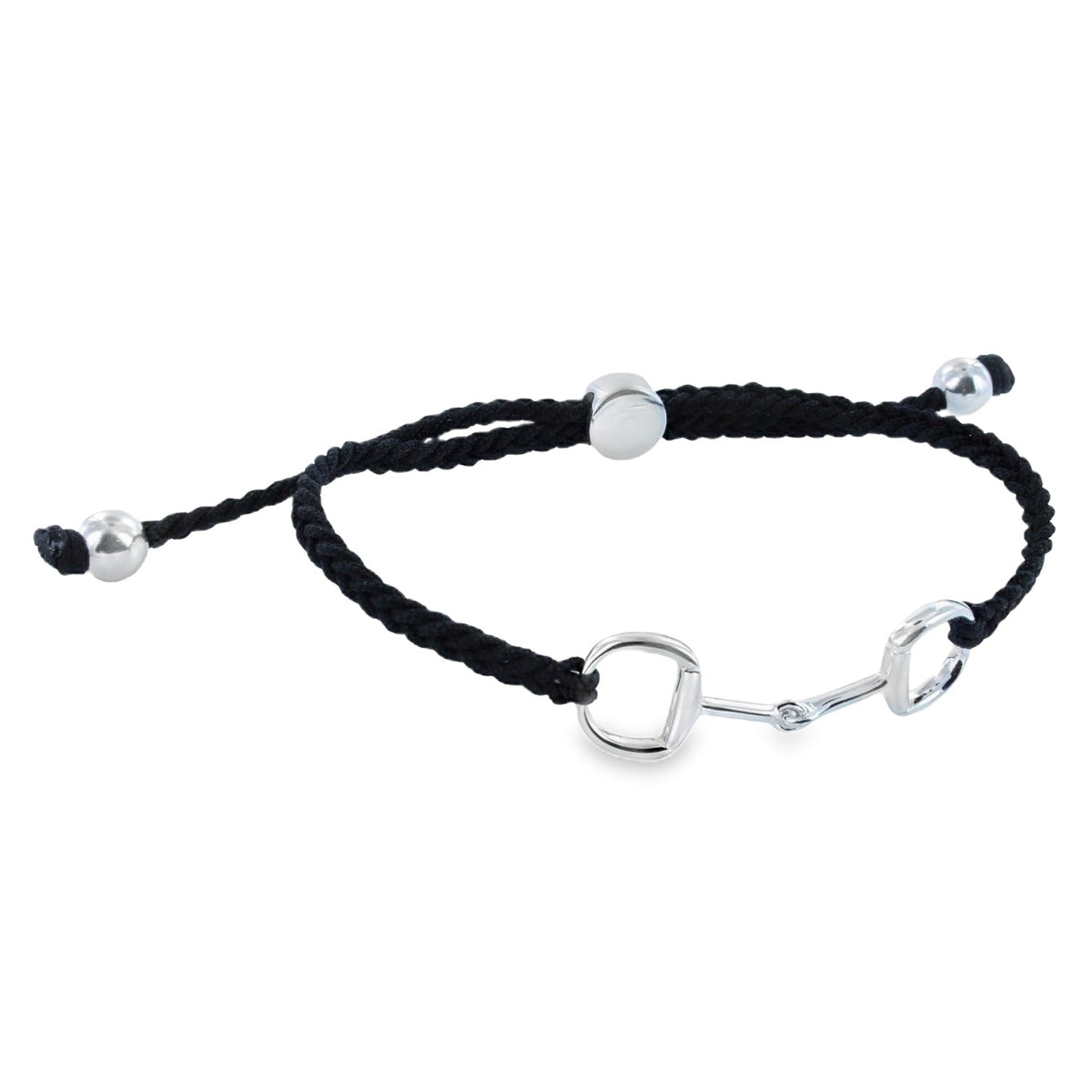 Silver Snaffle Friendship Bracelet - Reeves & Reeves