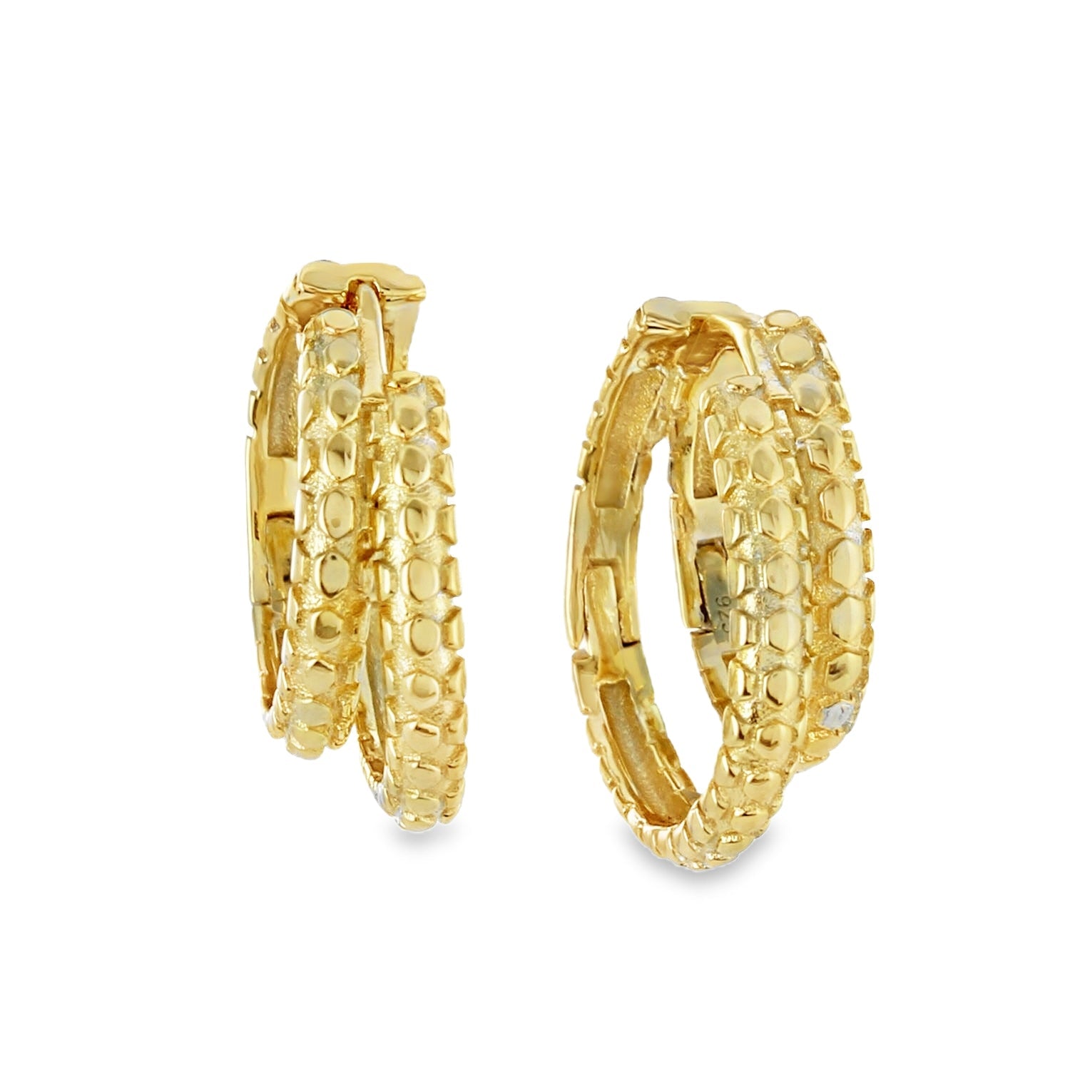 Skelter Hoop Earrings - Reeves & Reeves