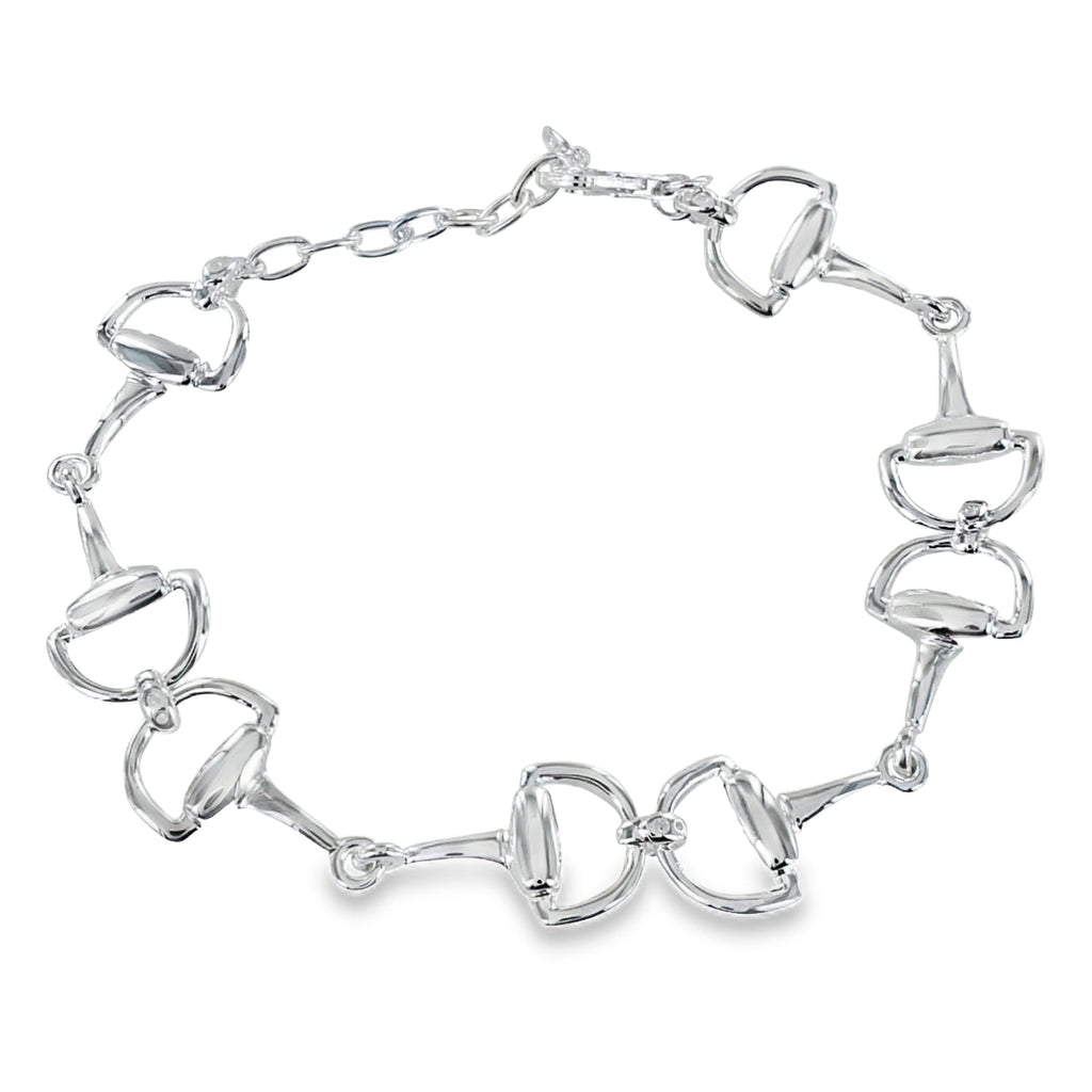 Smart Sterling Silver Snaffle Bracelet - Reeves & Reeves