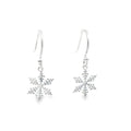 Snowflake Drop Earrings - Reeves & Reeves