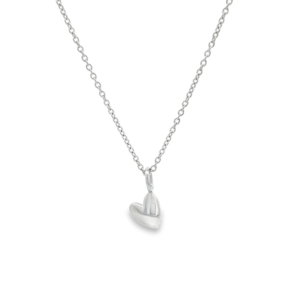 Solid Gold Heart Necklace - Reeves & Reeves