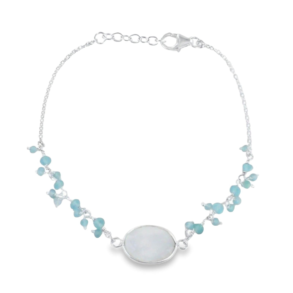 Sophie Aqua Stone Bracelet - Reeves & Reeves