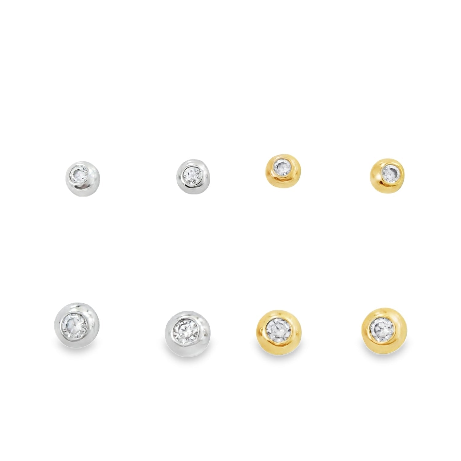 Sparkling Bead Stud Earrings - Reeves & Reeves