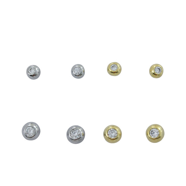 Sparkling Bead Stud Earrings - Reeves & Reeves