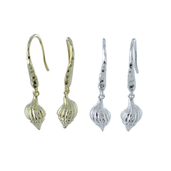 Spiral Shell Earrings - Reeves & Reeves