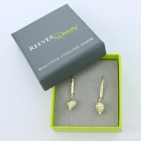 Spiral Shell Earrings - Reeves & Reeves