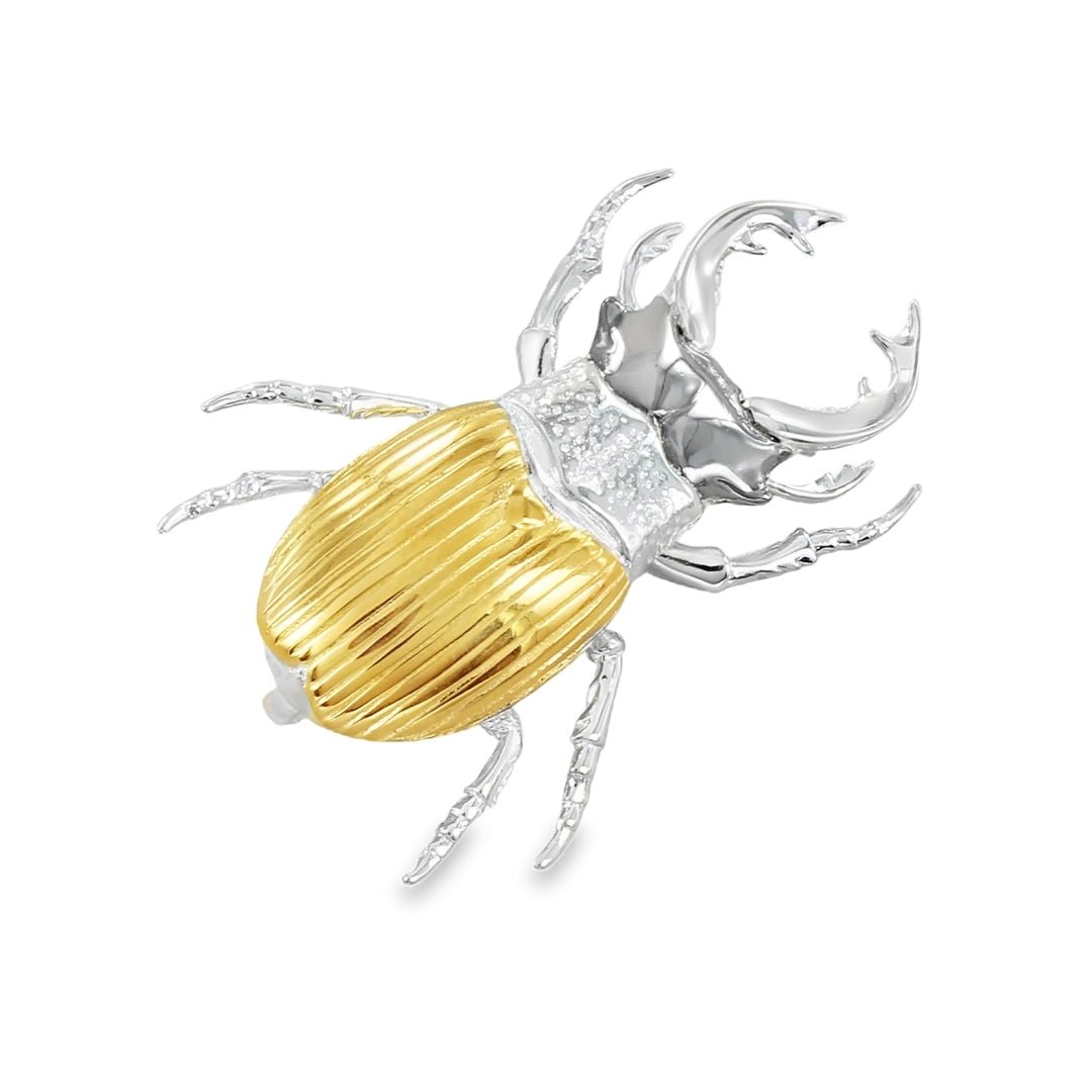 Stag Beetle Brooch - Reeves & Reeves