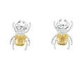 Stag Beetle Stud Earrings - Reeves & Reeves