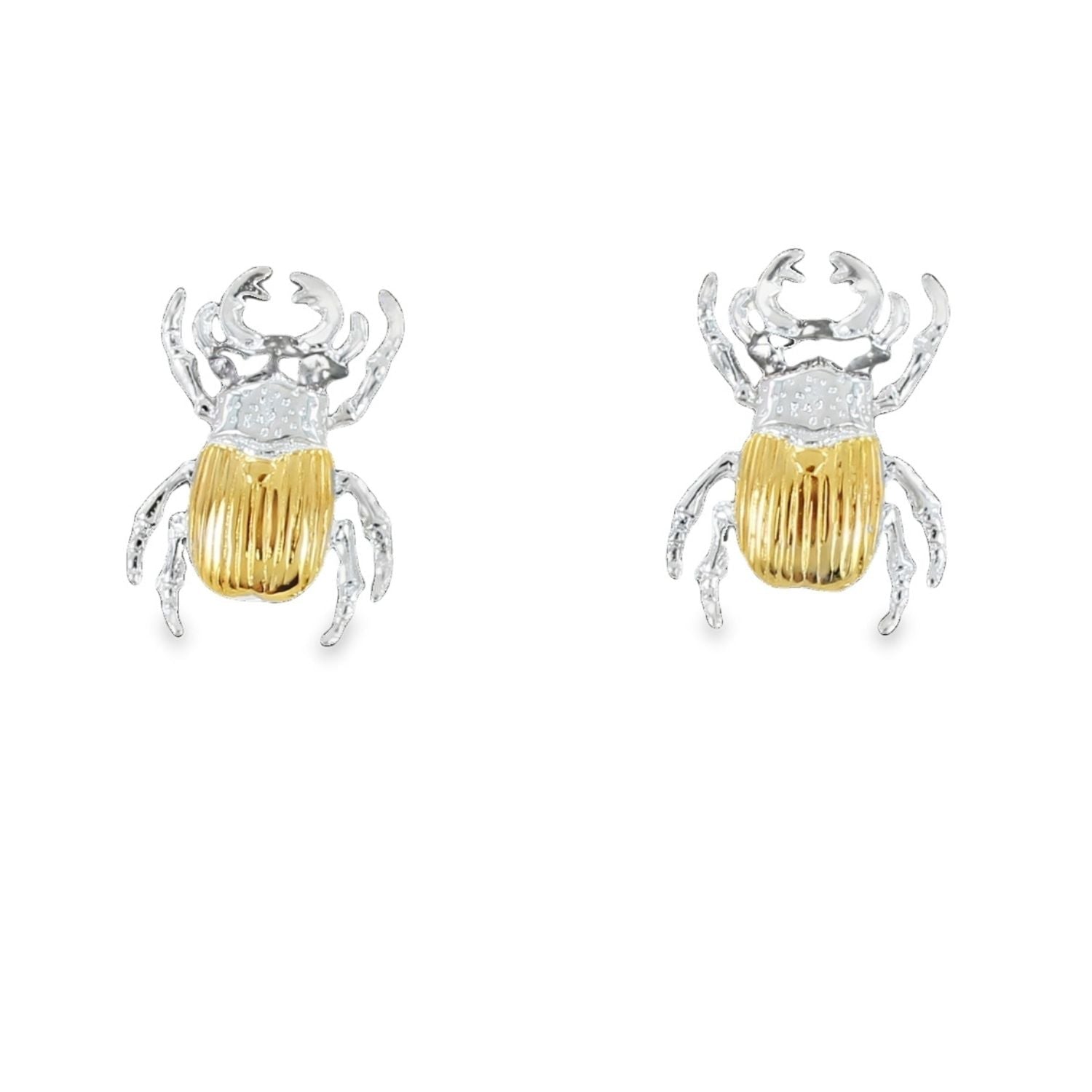 Stag Beetle Stud Earrings - Reeves & Reeves