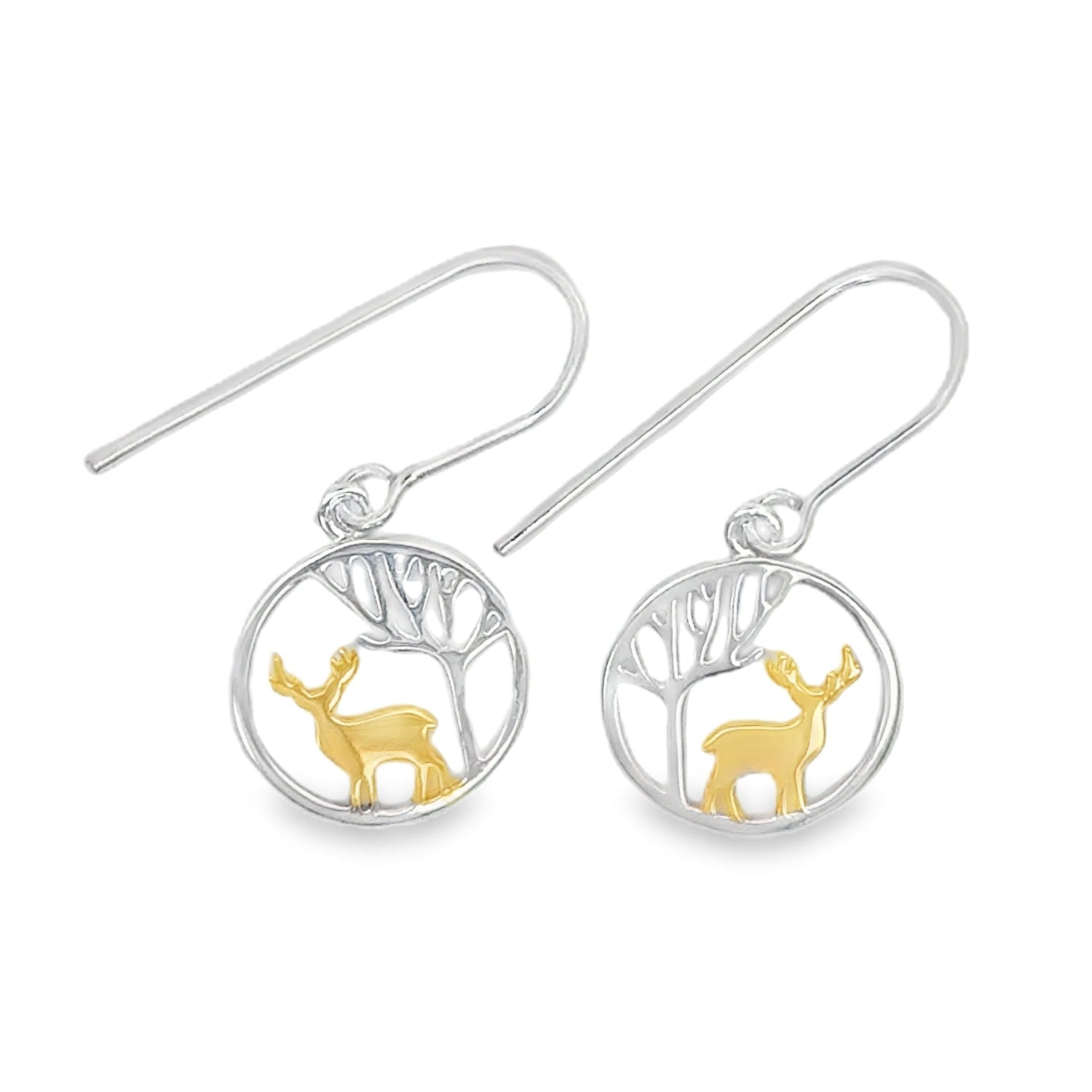 Stag Night Drop Earrings - Reeves & Reeves