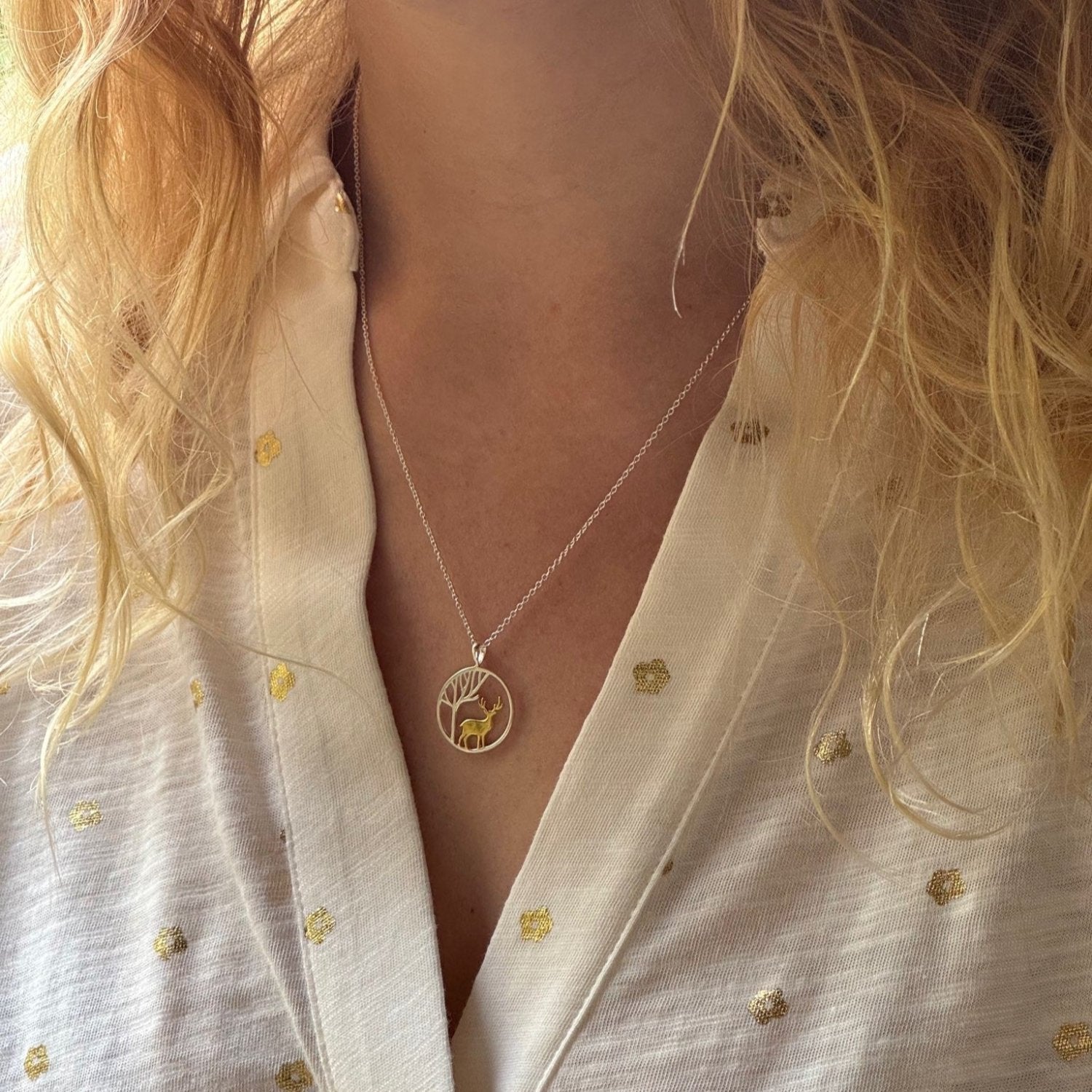 Stag Night Necklace - Reeves & Reeves