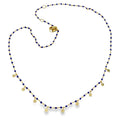 Sterling Silver and Blue Enamel Starry Necklace - Reeves & Reeves