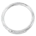 Sterling Silver Beauty Bangle Hammered- Medium - Reeves & Reeves