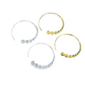 Sterling Silver Bubble Hoop Earrings - Reeves & Reeves