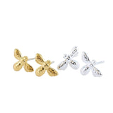 Sterling Silver Bumble Bee Stud - Reeves & Reeves