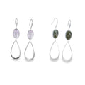 Sterling Silver Candy Stone Drop Earring - Reeves & Reeves