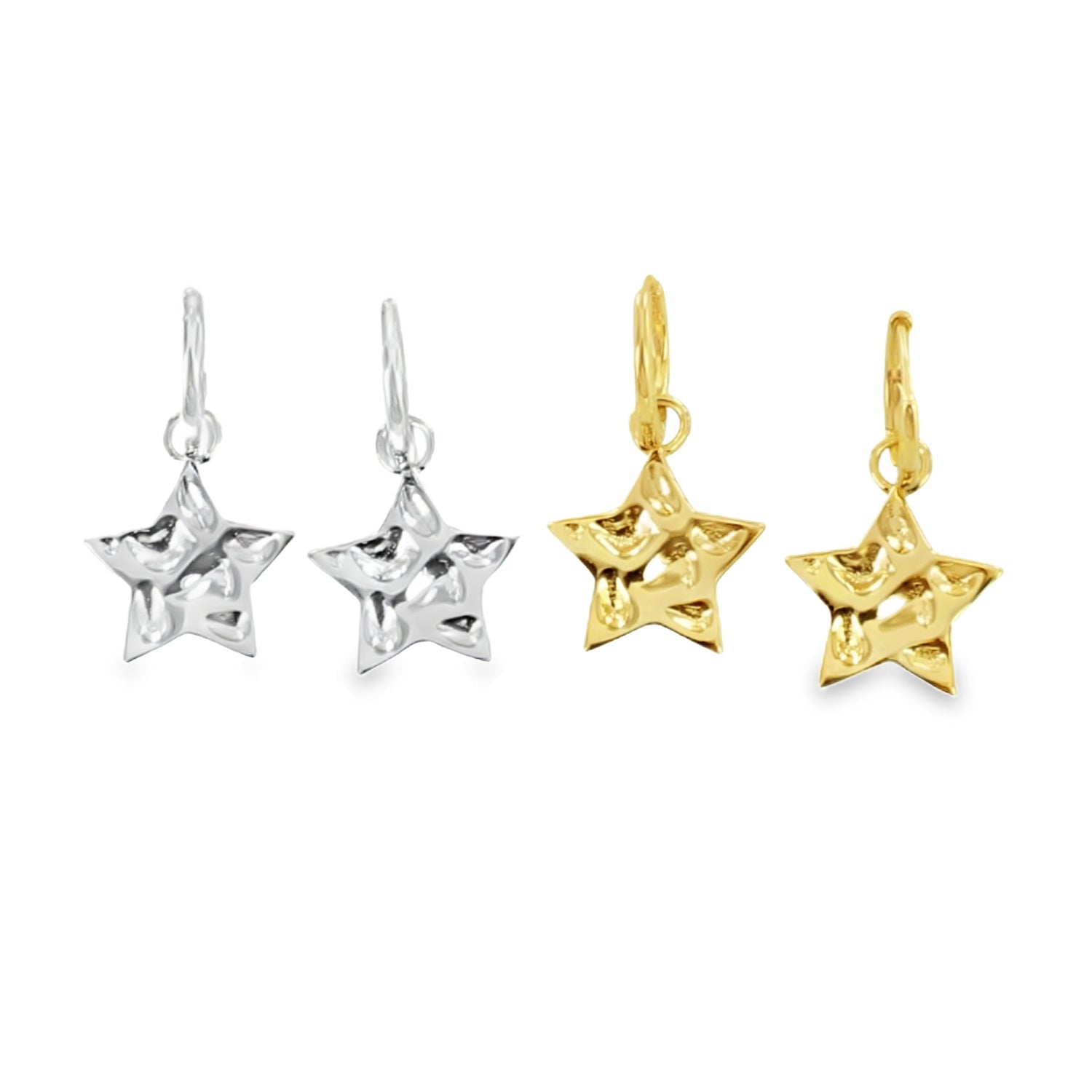 Sterling Silver Cleo Star Earrings - Reeves & Reeves