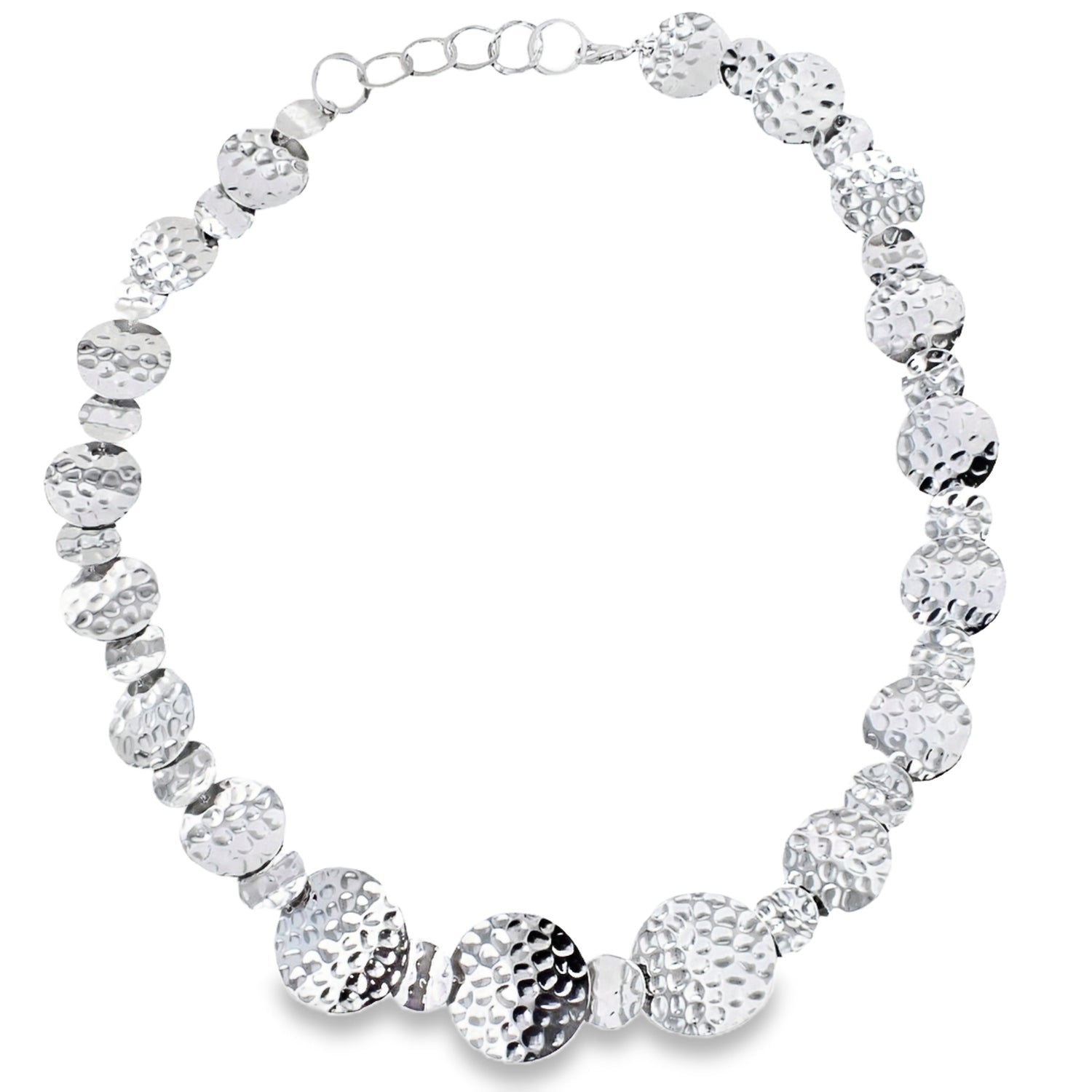 Sterling Silver Coins Necklace - Reeves & Reeves