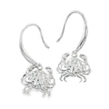 Sterling Silver Crab Earrings - Reeves & Reeves
