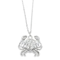 Sterling Silver Crab Necklace - Reeves & Reeves