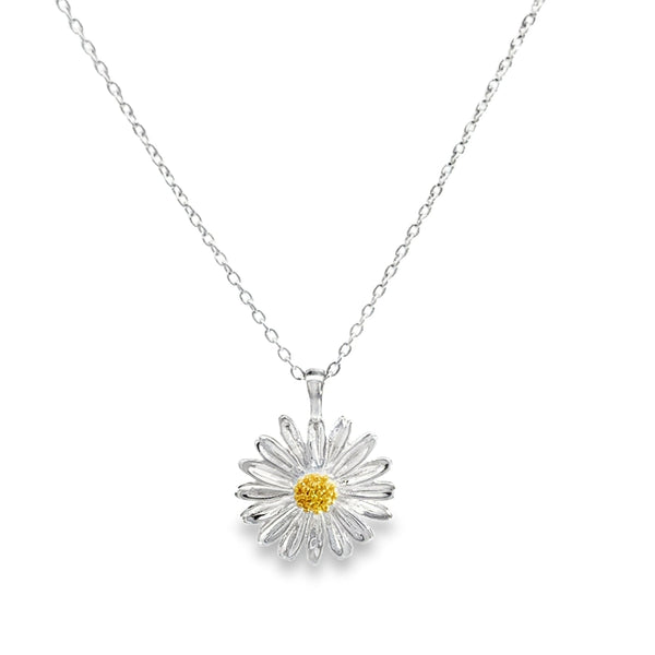 Sterling Silver Daisy Necklace - Reeves & Reeves