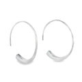 Sterling Silver Farrier Nail Hoop Earrings - Reeves & Reeves