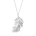 Sterling Silver Fern Leaf Necklace - Reeves & Reeves