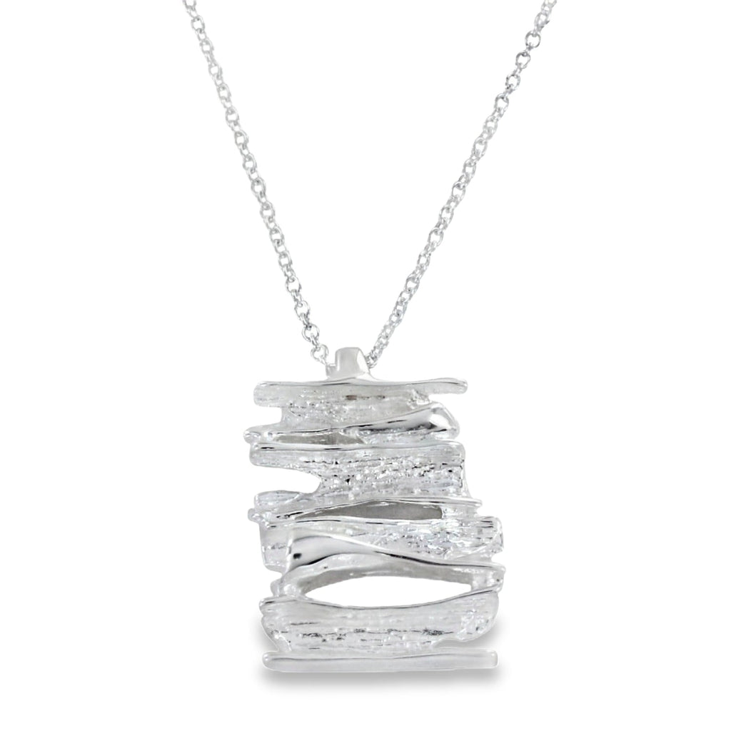 Sterling Silver Flakiest Pendant - Reeves & Reeves