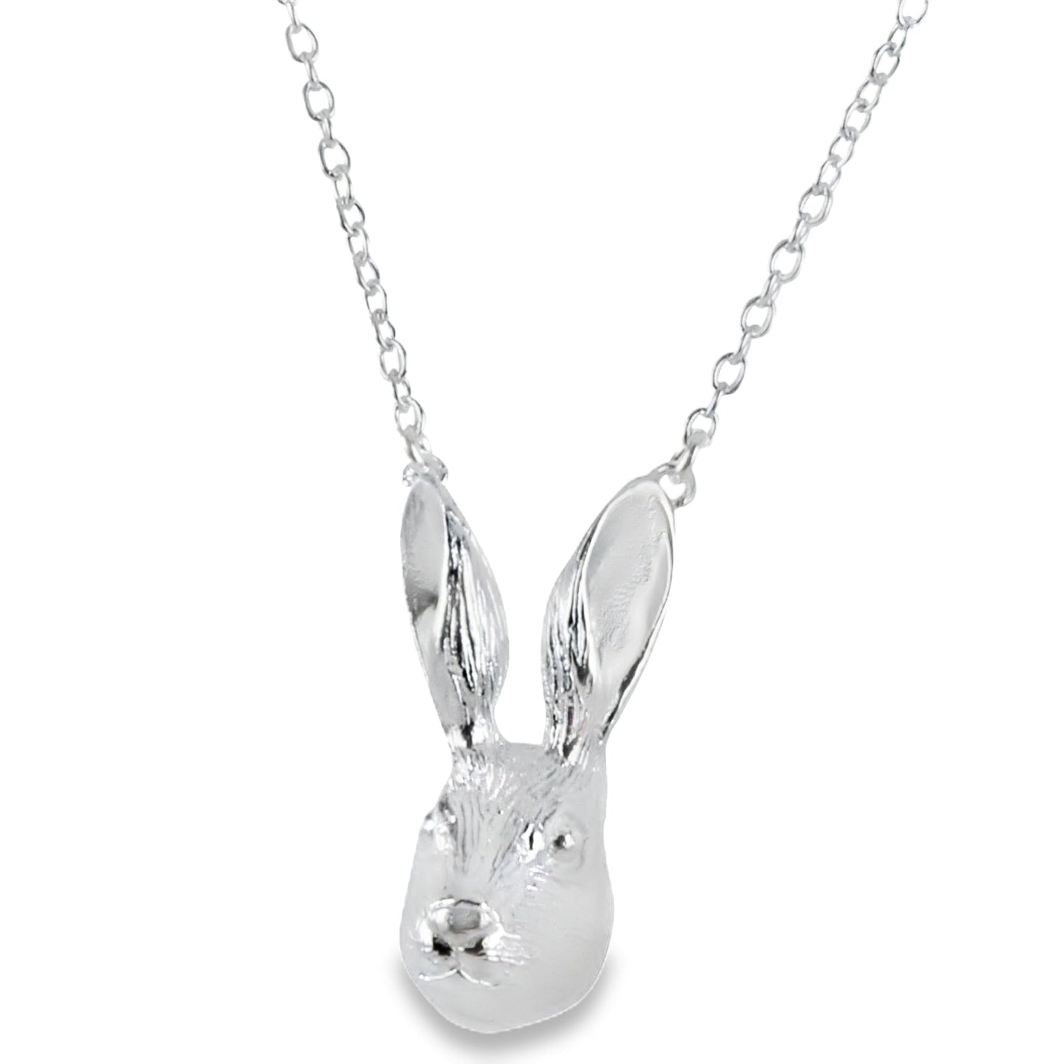 Sterling Silver Hare Necklace - Reeves & Reeves